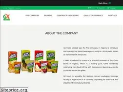Sites similar to gxfoodsng.com