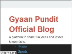 Sites similar to gyaanpundit.com