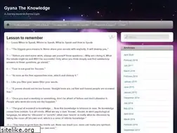 Sites similar to gyanaknowledge.wordpress.com