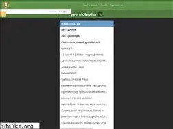 Sites similar to gyerek.lap.hu