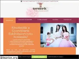 Sites similar to gyerekbarateskuvoszervezes.hu