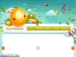 Sites similar to gyerekdalok.eu