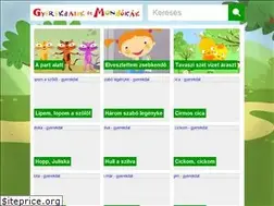 Sites similar to gyerekdalokesmondokak.hu