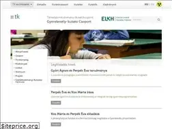 Sites similar to gyerekesely.tk.mta.hu