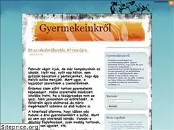 Sites similar to gyermekeinkrol.blog.hu
