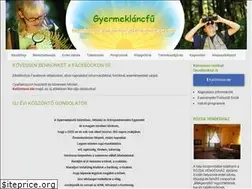 Sites similar to gyermeklancfu.hu