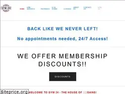 Sites similar to gym24fitness.com