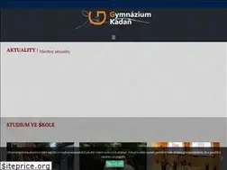 Sites similar to gymnazium-kadan.cz