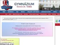 Sites similar to gymvrable.sk