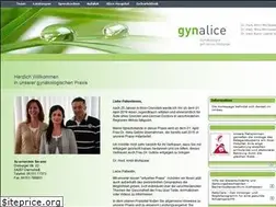 Sites similar to gynalice.de
