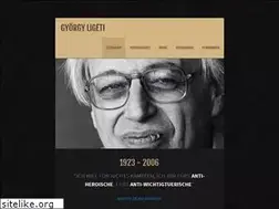 Sites similar to gyoergy-ligeti.de
