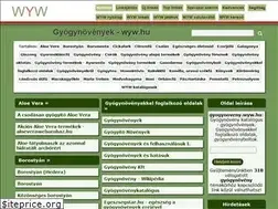Sites similar to gyogynoveny.wyw.hu