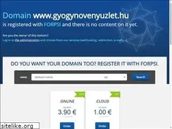 Sites similar to gyogynovenyuzlet.hu