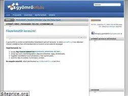 Sites similar to gyomroinfo.hu