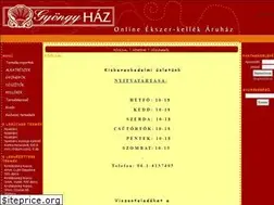 Sites similar to gyongyhaz.hu