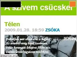 Sites similar to gyongyszemek.blog.hu