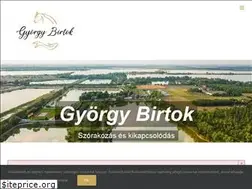 Sites similar to gyorgybirtok.hu