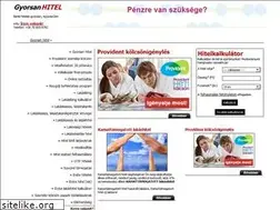 Sites similar to gyorsanhitel.hu