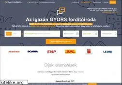 Sites similar to gyorsforditas.hu