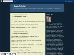 Sites similar to gypsyscholarship.blogspot.com
