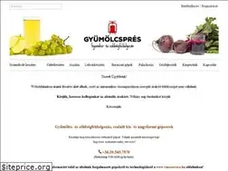 Sites similar to gyumolcspres.hu