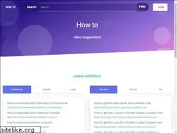 Sites similar to h0w.to