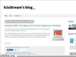 Sites similar to h3xstream.com