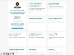 Sites similar to h5bp.org