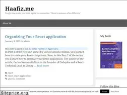 Sites similar to haafiz.me