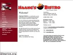 Sites similar to haangsbistro.com