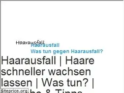 Sites similar to haarausfaelle.de
