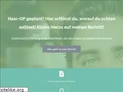Sites similar to haartransplantation-erfahrung.net