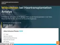 Sites similar to haartransplantationantalya.de