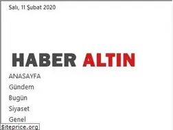 Sites similar to haberaltin.com