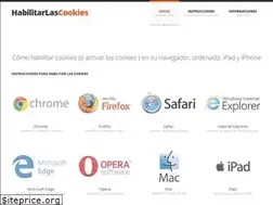 Sites similar to habilitarlascookies.com