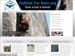Sites similar to habitatforbats.org