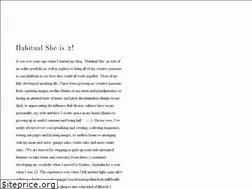 Sites similar to habitualshe.com