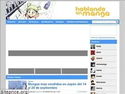 Sites similar to hablandoenmanga.com