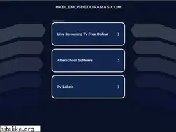 Sites similar to hablemosdedoramas.com