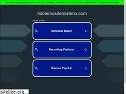 Sites similar to hablemosdemisterio.com