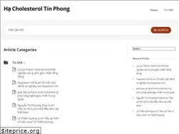Sites similar to hacholesteroltinphong.com