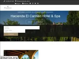 Sites similar to haciendadelcarmen.com.mx