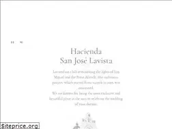 Sites similar to haciendasanjoselavista.com