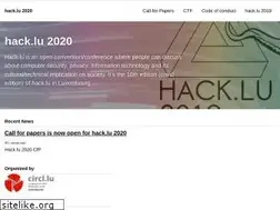 Sites similar to hack.lu