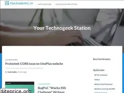 Sites similar to hackademic.co.in