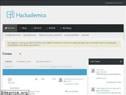 Sites similar to hackademics.fr