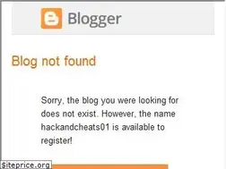 Sites similar to hackandcheats01.blogspot.com