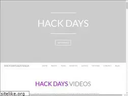 Sites similar to hackdays.com.au