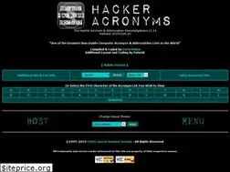 Sites similar to hackeracronyms.com