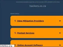 Sites similar to hackers.co.za
